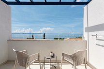 Bluesun Holiday Village Afrodita - Beispiel Balkon Doppelzimmer Meerseite (Zimmercodierungen DBC & EBC)