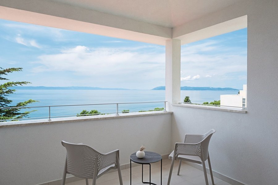 Bluesun Holiday Village Afrodita - Beispiel Balkon Juniorsuite (Zimmercodierung JBC)