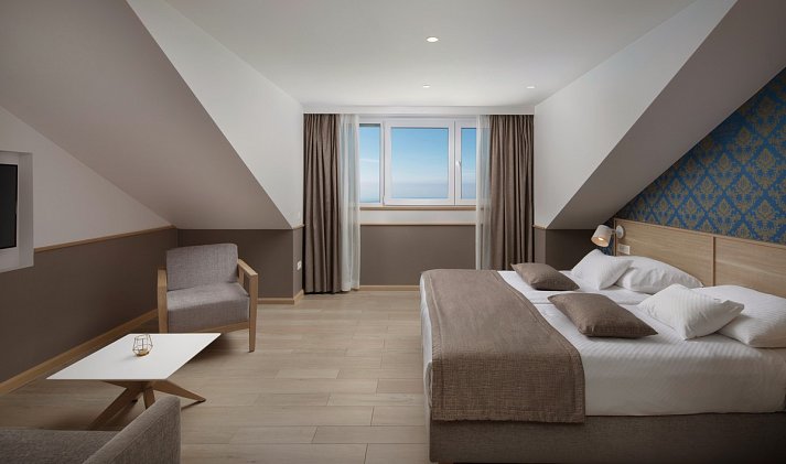 Tamaris Aparthotel - Wohnbeispiel Doppelzimmer Meerblick (Zimmercodierung DBM)