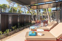 Pinadria Camping Resort - Beispiel Terrasse Mobilheim Premium Holiday Home (Zimmercodierung CM1)