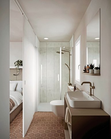 Pinadria Adriatic Coast - Beispiel Bad Mobilheim Glamping (Zimmercodierungen CB1 & CM2)