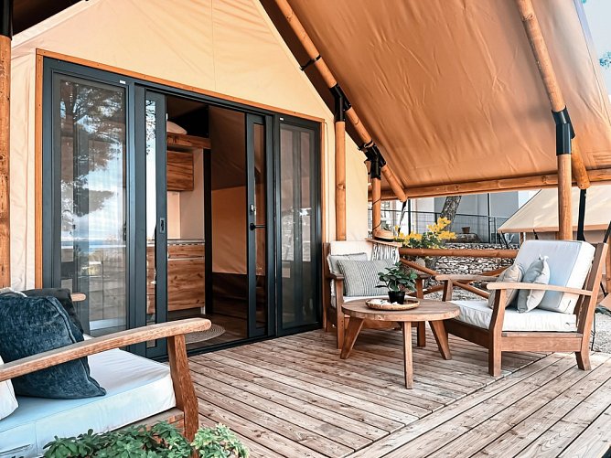 Waterman Beach Village Camp & Glamping - Wohnbeispiel Glamping-Zelt (Zimmercodierung CB1)