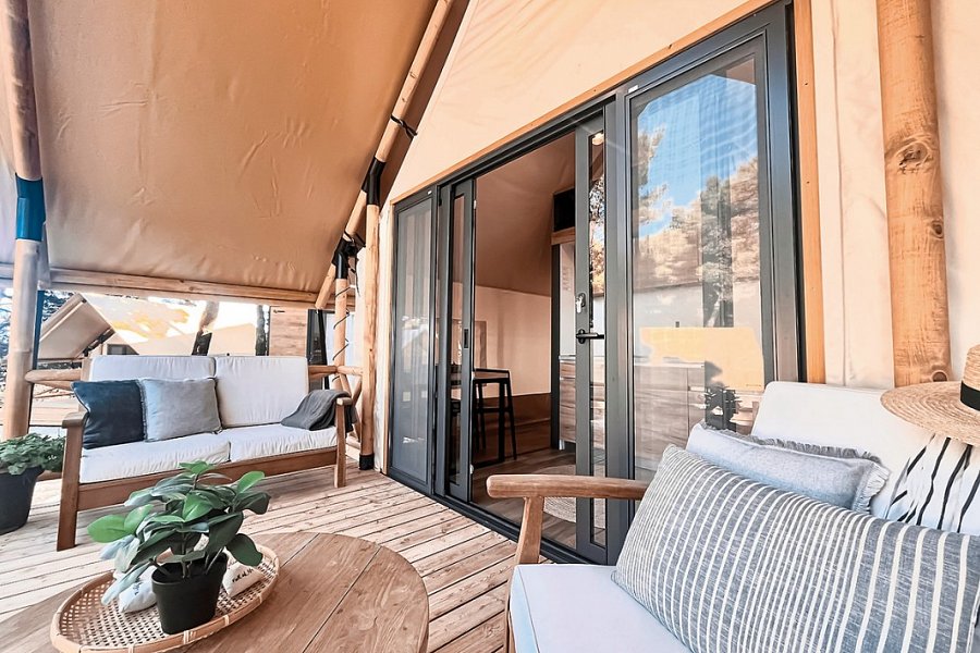 Waterman Beach Village Camp & Glamping - Wohnbeispiel Glamping-Zelt (Zimmercodierung CB1)