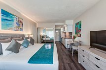 Grand Case Beach Club - Wohnbeispiel Studio (Zimmercodierungen UDG & UBO)