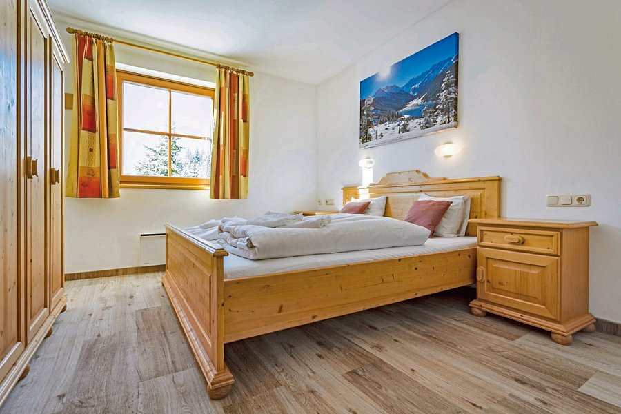 Aparthotel Sterngucker - Wohnbeispiel Appartement 1 Schlafzimmer (Zimmercodierung AB1)