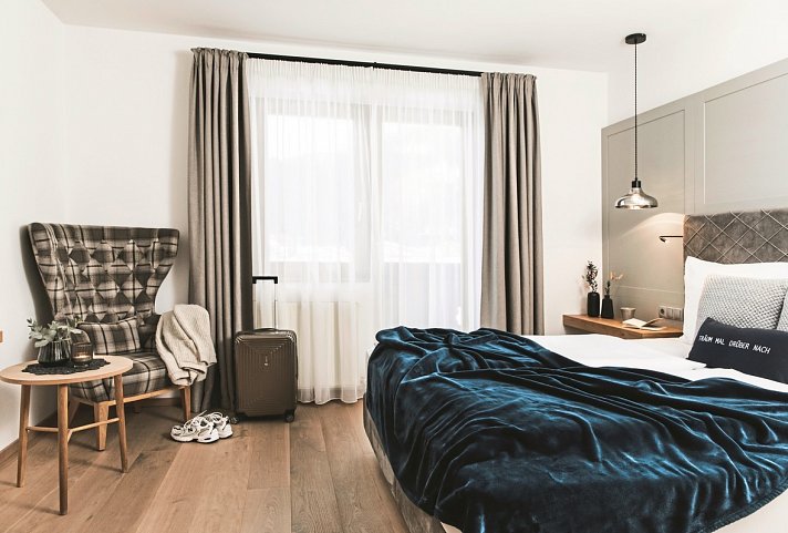 Montanara - Wohnbeispiel Doppelzimmer Alpin Deluxe (Zimmercodierung DD1)