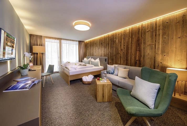 Der Waldhof - Wohnbeispiel Doppelzimmer Deluxe (Zimmercodierung DD1)