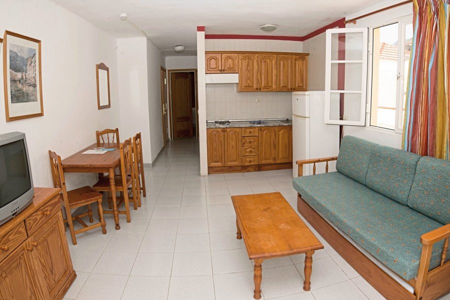 Apartamentos Checkin Laurisilva - Wohnbeispiel Appartement 1 Schlafzimmer (Zimmercodierung AB1)