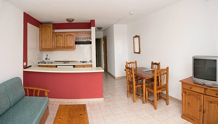 Apartamentos Checkin Laurisilva - Wohnbeispiel Appartement 1 Schlafzimmer (Zimmercodierung AB1)