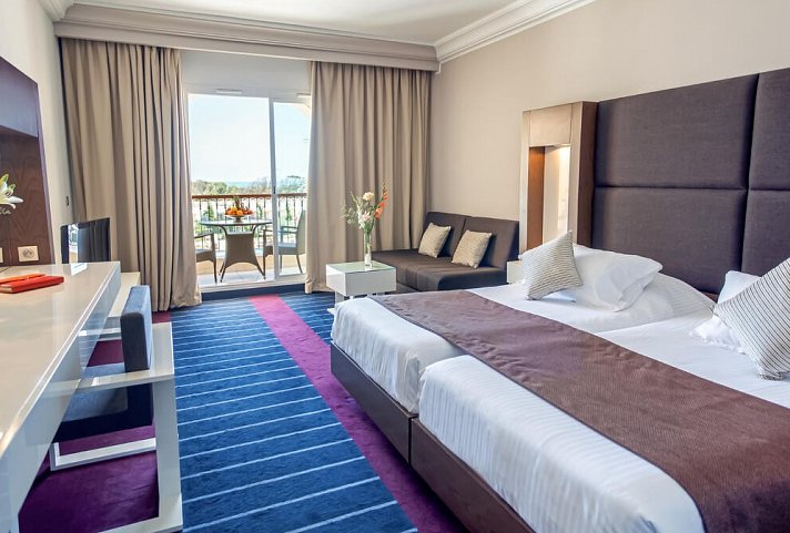 El Mouradi Gammarth - Wohnbeispiel Vierbettzimmer (Zimmercodierung RB1)