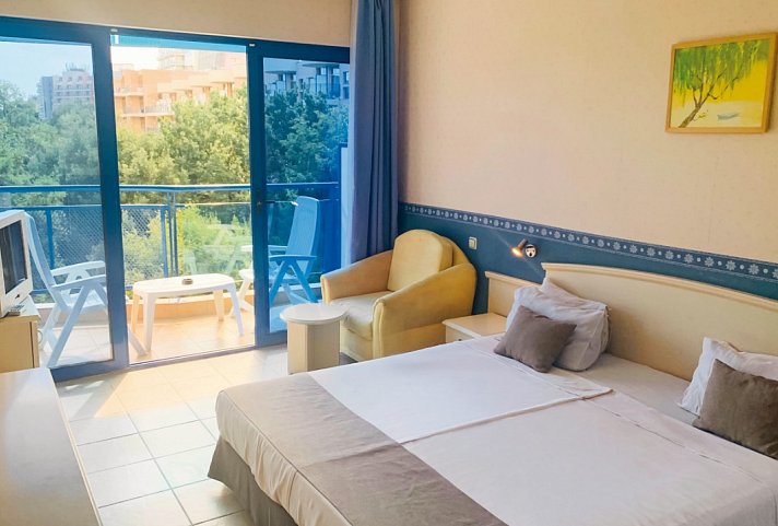 Aphrodite - Wohnbeispiel Doppelzimmer (Zimmercodierungen DB1, DE1 & DQ1)