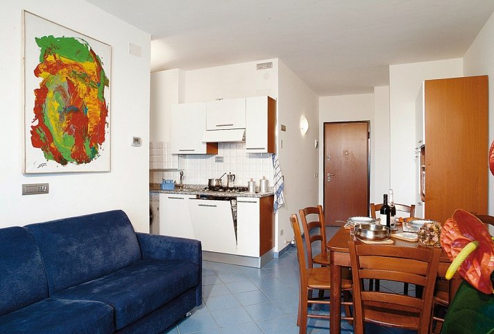 Apartmenthaus Katja - Wohnbeispiel Studio (Zimmercodierungen SB1, SBM & SB2)