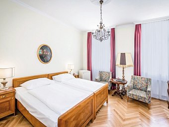 Hotel Graben - Wohnbeispiel Doppelzimmer Standard (Zimmercodierung DG1)