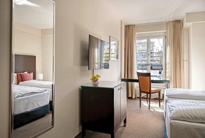 Flemings Hotel Wien-Stadthalle - Wohnbeispiel Doppelzimmer Komfort (Zimmercodierung DF1)