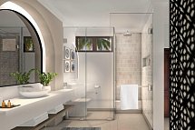 Bluebay Beach Resort & Spa - Beispiel Bad (Zimmercodierungen UDG, UDM, EDM & EDG)
