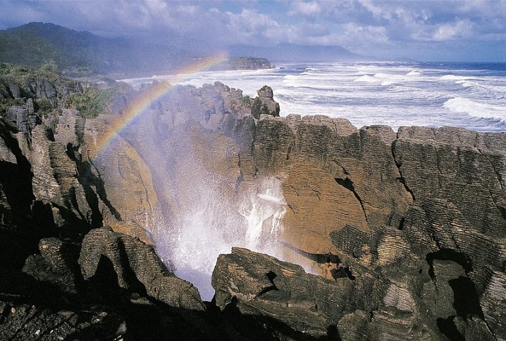 Kleingruppen-Safari - Pfannkuchenfelsen in Punakaiki