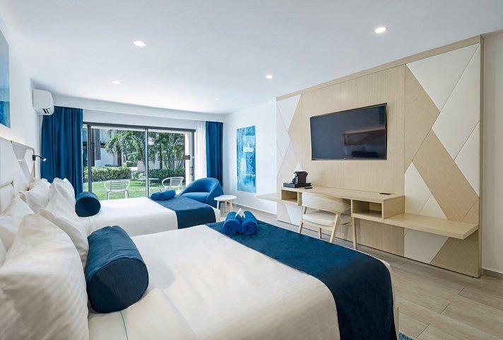 Divi Aruba All Inclusive - Wohnbeispiel Divi Garden View 2 Queen Beds (Zimmercodierung DBG)