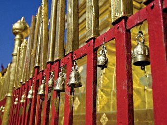 Im Land des Lächelns - Gebetsglocken im Wat Doi Suthep, Chiang Mai