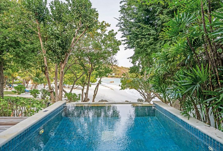 Paradee Resort - Wohnbeispiel Beachfront Pool Villa 101 und 102 (Zimmercodierung VXO)