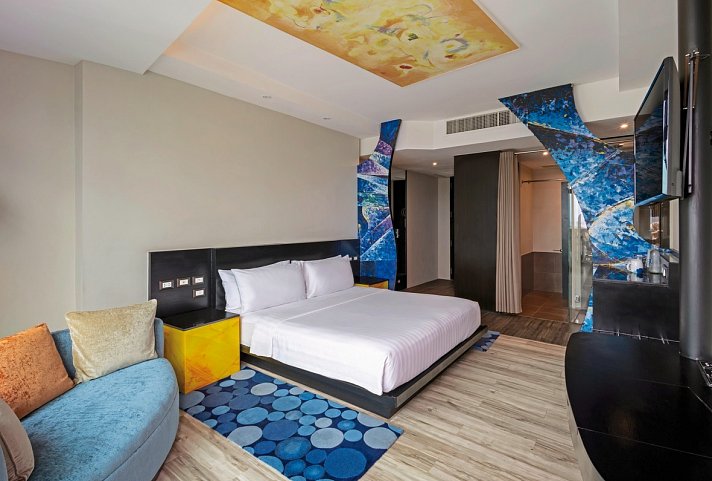 Siam@Siam Design Hotel Pattaya - Wohnbeispiel Deluxe (Zimmercodierung UD1)