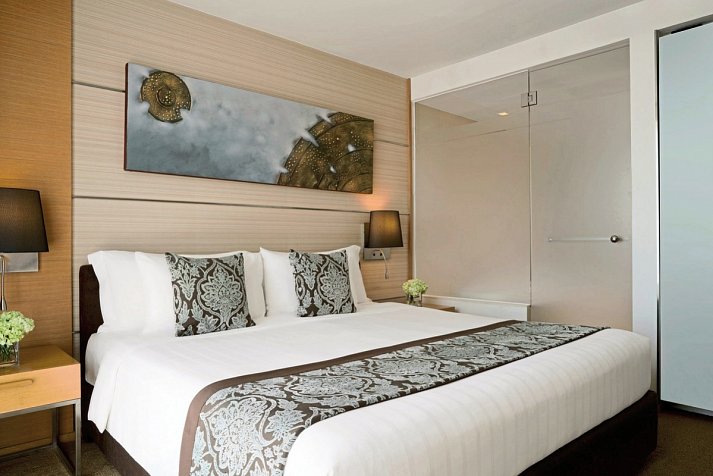 JC Kevin Sathorn Bangkok Hotel - Wohnbeispiel One Bedroom Suiten (Zimmercodierung WB1)