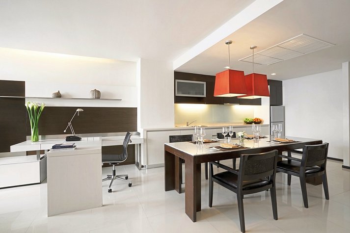 JC Kevin Sathorn Bangkok Hotel - Wohnbeispiel Two Bedroom Suiten (Zimmercodierung WB2)
