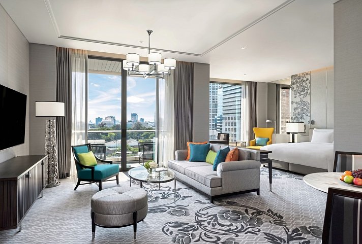 Sindhorn Kempinski Hotel Bangkok - Wohnbeispiel Grand Deluxe (Zimmercodierung UD4)