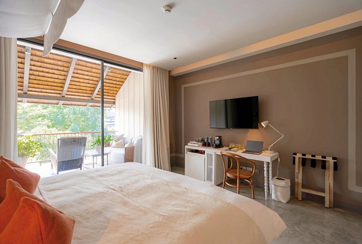 sala lanna Chiang Mai - Wohnbeispiel River View Deluxe Balcony (Zimmercodierung UD1)