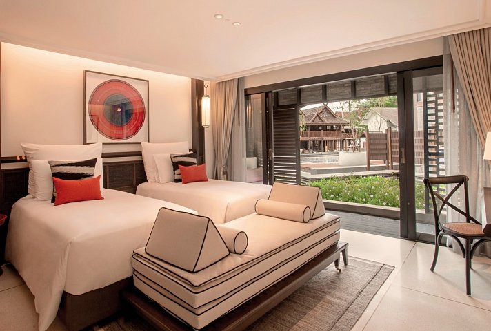 Aleenta Retreat Chiang Mai - Wohnbeispiel Deluxe Balcony (Zimmercodierung UD1)