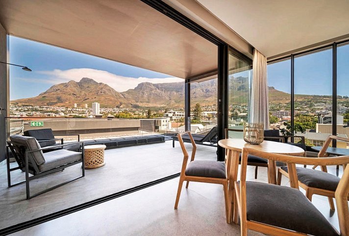 Kloof Street Hotel - Beispiel Terrasse Luxury View Suite (Zimmercodierung WB2)