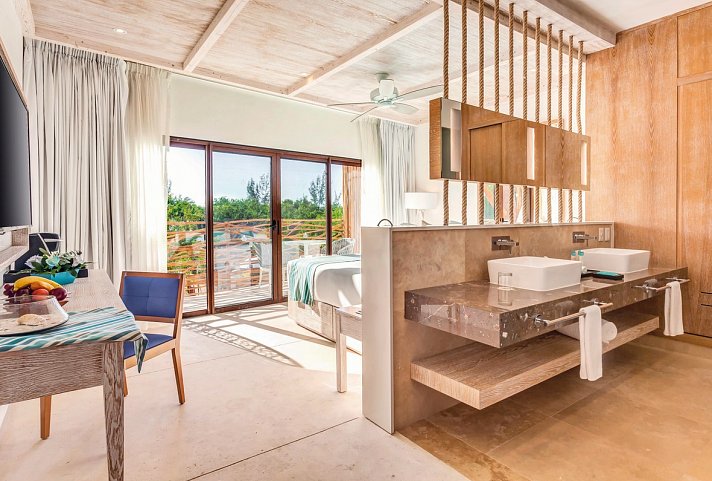 Mystique Holbox by Royalton, a Tribute Portfolio Resort - Wohnbeispiel Deluxe Juniorsuite (Zimmercodierung JD1)