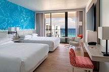 Curaçao Marriott Beach Resort - Wohnbeispiel Oceanview Queen (Zimmercodierung J2M)