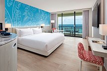 Curaçao Marriott Beach Resort - Wohnbeispiel Oceanfront King (Zimmercodierung JBO)