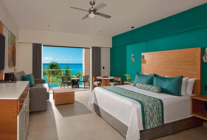 Dreams Cozumel Cape Resort & Spa - Wohnbeispiel Preferred Club Juniorsuite Oceanview (Zimmercodierung JLM)