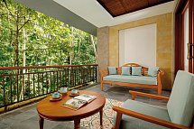 Abisena Ubud - Beispiel Balkon River Suite (Zimmercodierung WB1)