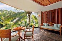 Abisena Ubud - Beispiel Balkon Valley Suite (Zimmercodierung WB2)