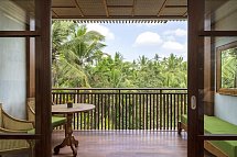Adiwana Unagi Suites - Beispiel Balkon Adiwana Forest View (Zimmercodierung UB1)
