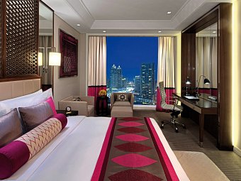 Taj Dubai - Wohnbeispiel Luxury City View Room (Zimmercodierung UU1)