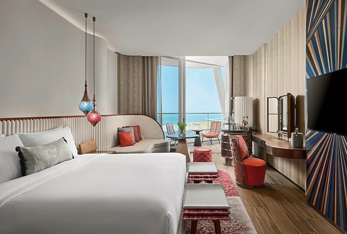 W Dubai – Mina Seyahi - Wohnbeispiel Marvelous Room (Zimmercodierungen DB3 & FB1)