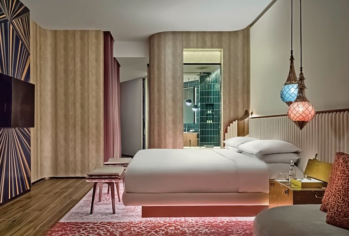 W Dubai – Mina Seyahi - Wohnbeispiel Spectacular Room (Zimmercodierung DB5)