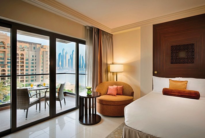 Fairmont The Palm Dubai - Wohnbeispiel Fairmont Heritage Partial Palm Sea View Room King (Zimmercodierung DB3)