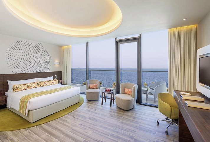 The Retreat Palm Dubai MGallery by Sofitel - Wohnbeispiel Deluxe One Bedroom Suite Partial Sea View (Zimmercodierung WD1)