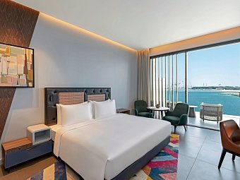 Hyatt Centric Jumeirah Dubai - Wohnbeispiel King Room Sea View with balcony (Zimmercodierung D2M)