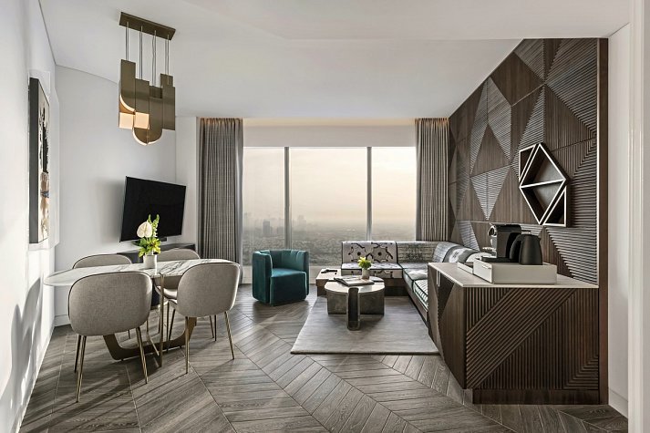 SO/Uptown Dubai - Wohnbeispiel Atelier Suite - 1 Bedroom (Zimmercodierung WB1)