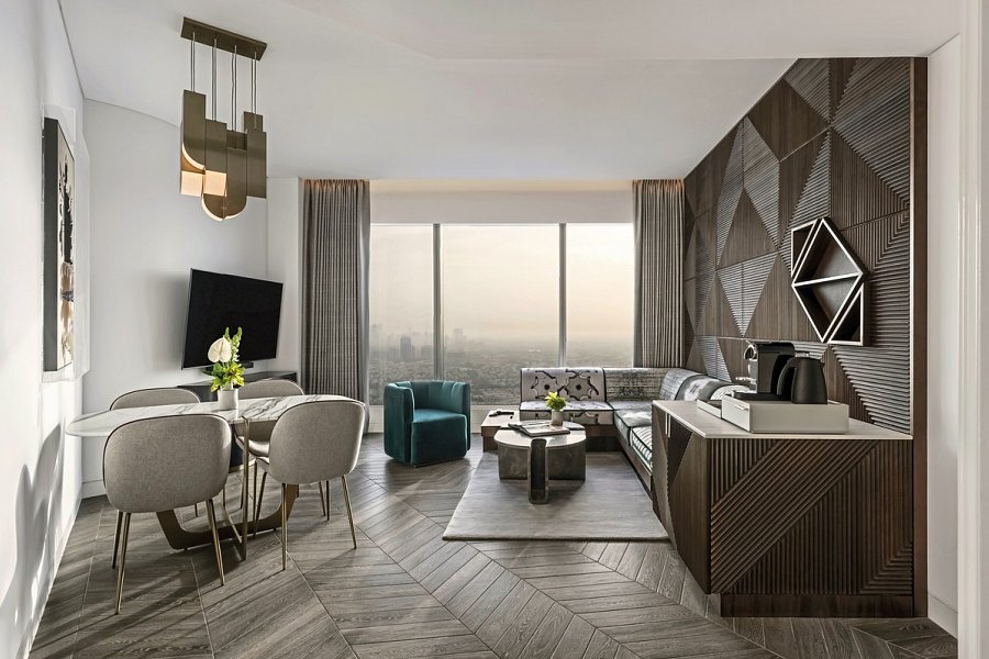 SO/Uptown Dubai - Wohnbeispiel Atelier Suite - 1 Bedroom (Zimmercodierung WB1)