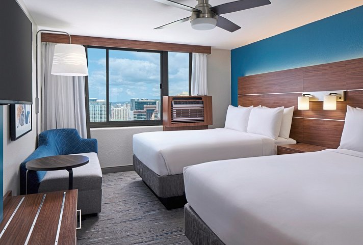 Holiday Inn Express Waikiki - Wohnbeispiel Ocean View (Zimmercodierung UBM)