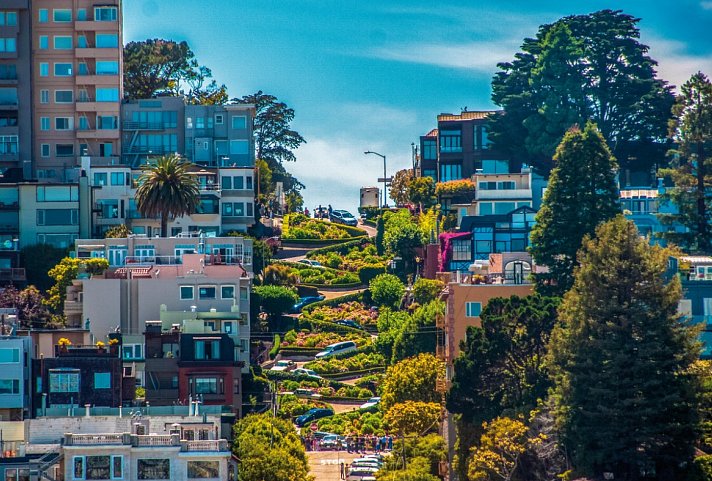 Western Express (ab Los Angeles/bis San Francisco) - San Francisco, Lombard Street