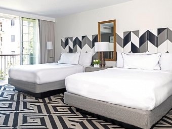 Chamberlain West Hollywood - Wohnbeispiel Premier Two Queen Suite (Zimmercodierung WB2)