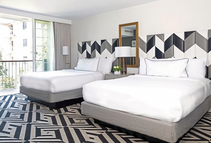 Chamberlain West Hollywood - Wohnbeispiel Premier Two Queen Suite (Zimmercodierung WB2)