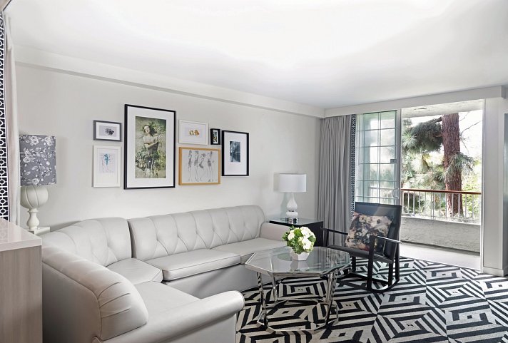 Chamberlain West Hollywood - Wohnbeispiel Premier King Suite (Zimmercodierung WB3)